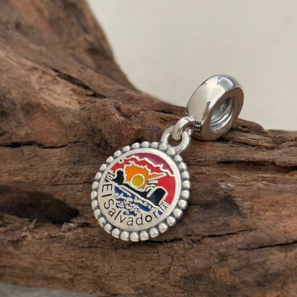 Pandora Jewelry - Pandora The Republic of El Salvador S925 Silver Dangle Charm